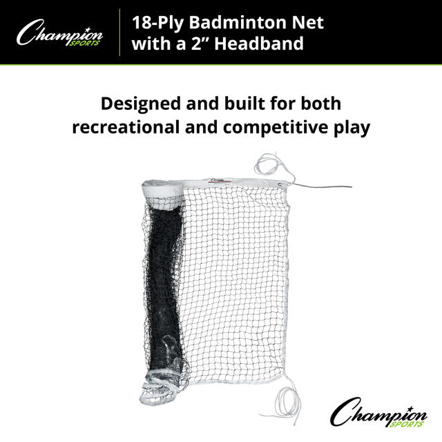 18-Ply Badminton Net, 2" Headband