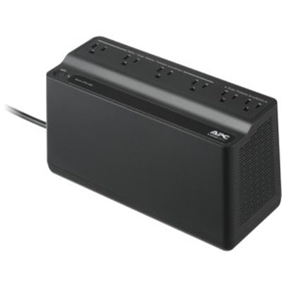 APC - by Schneider Electric Back-UPS 450VA UPS - Tower - 8 Hour Recharge - 2.60 Minute Stand-by - 120 V AC Input - 120 V - Black