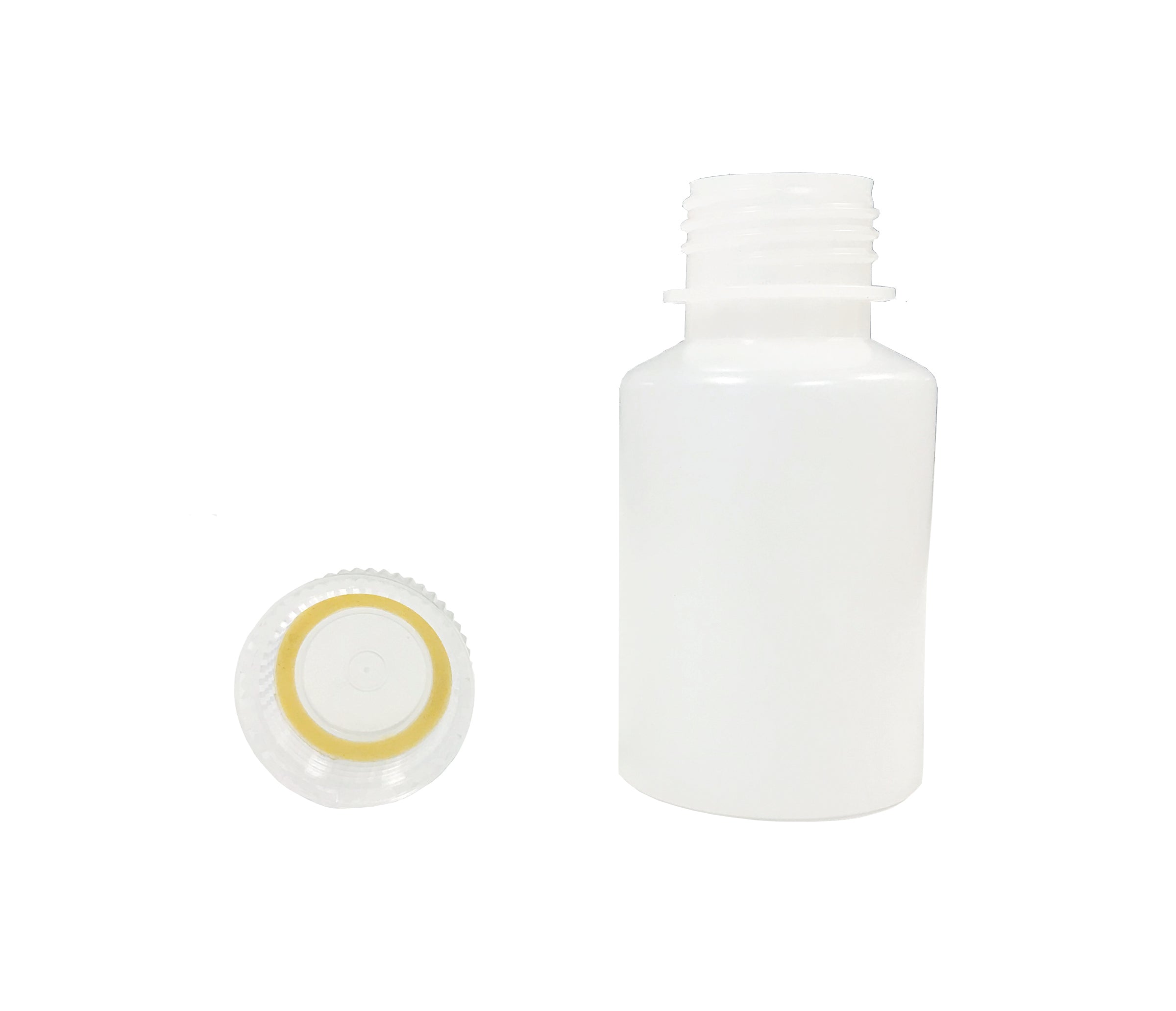 United Scientific® UniStore™ Reagent Bottle, Narrow Mouth, HDPE, 90 mL, case of 500, comes with 500