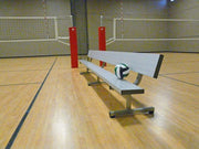 All Aluminum Portable 7 1/2' Player Bench W/ Back