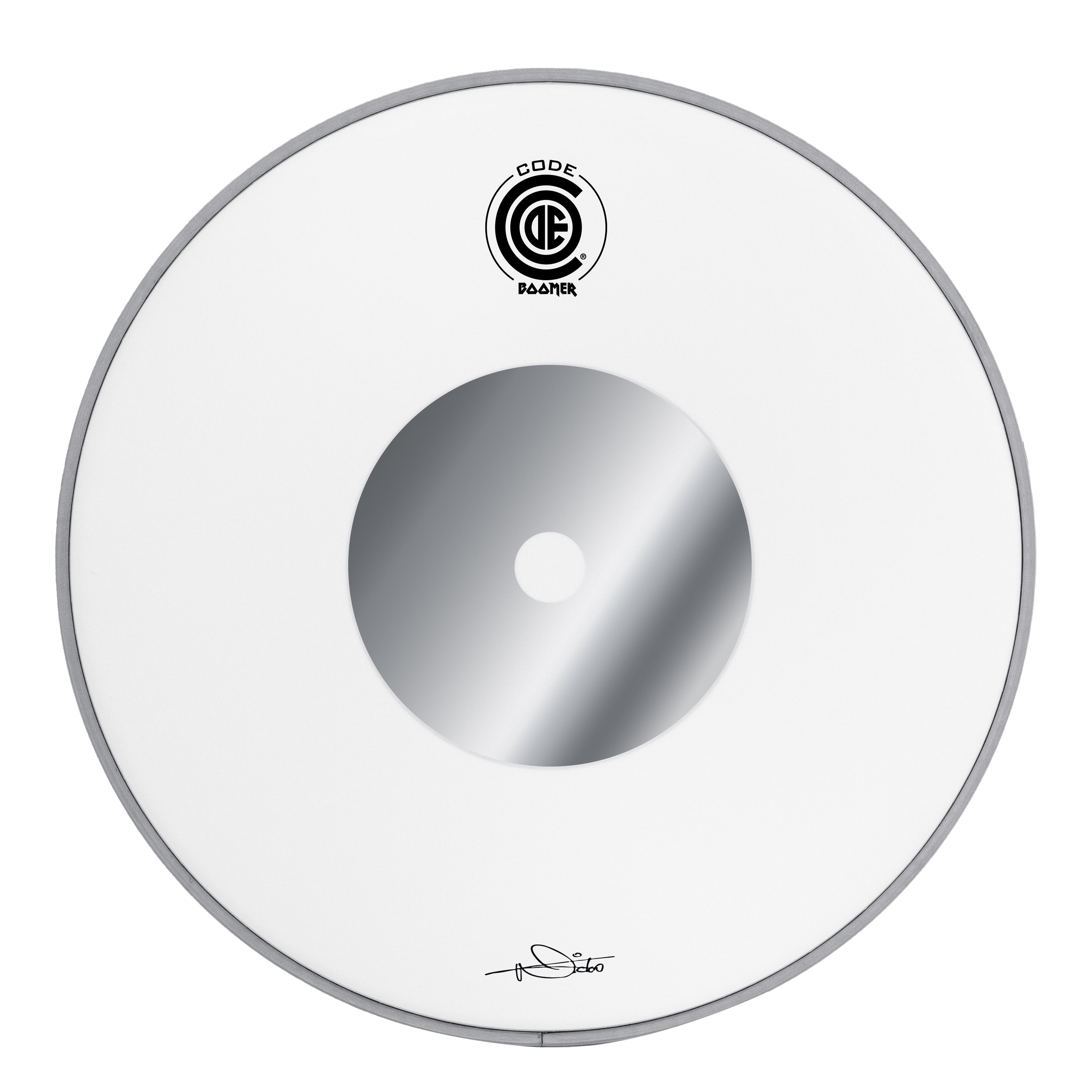 Code BOOMERTOM10 Nicko McBrain Boomer Tom Drumhead. 10"