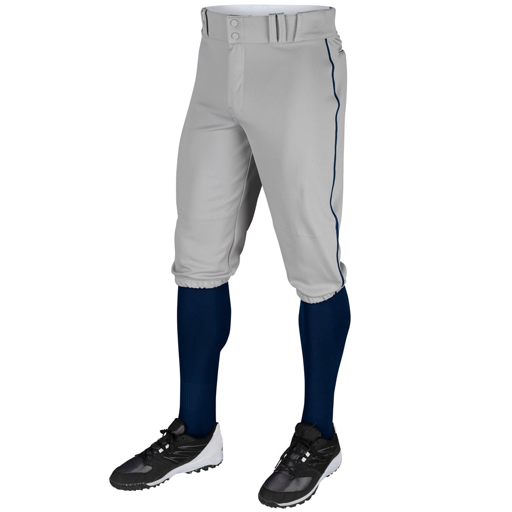TRIPLE CROWN Knicker with Pipe - Grey Navy Pipe - Adult - Large