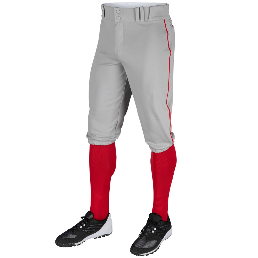 TRIPLE CROWN Knicker with Pipe - Grey Scarlet Pipe - Adult - XXLarge