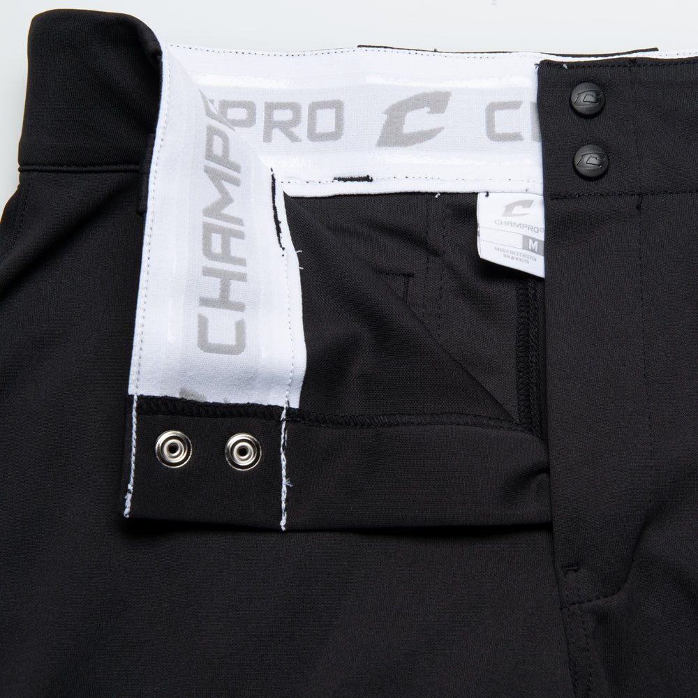Tournament Softball Pant - Black - Girls - Small