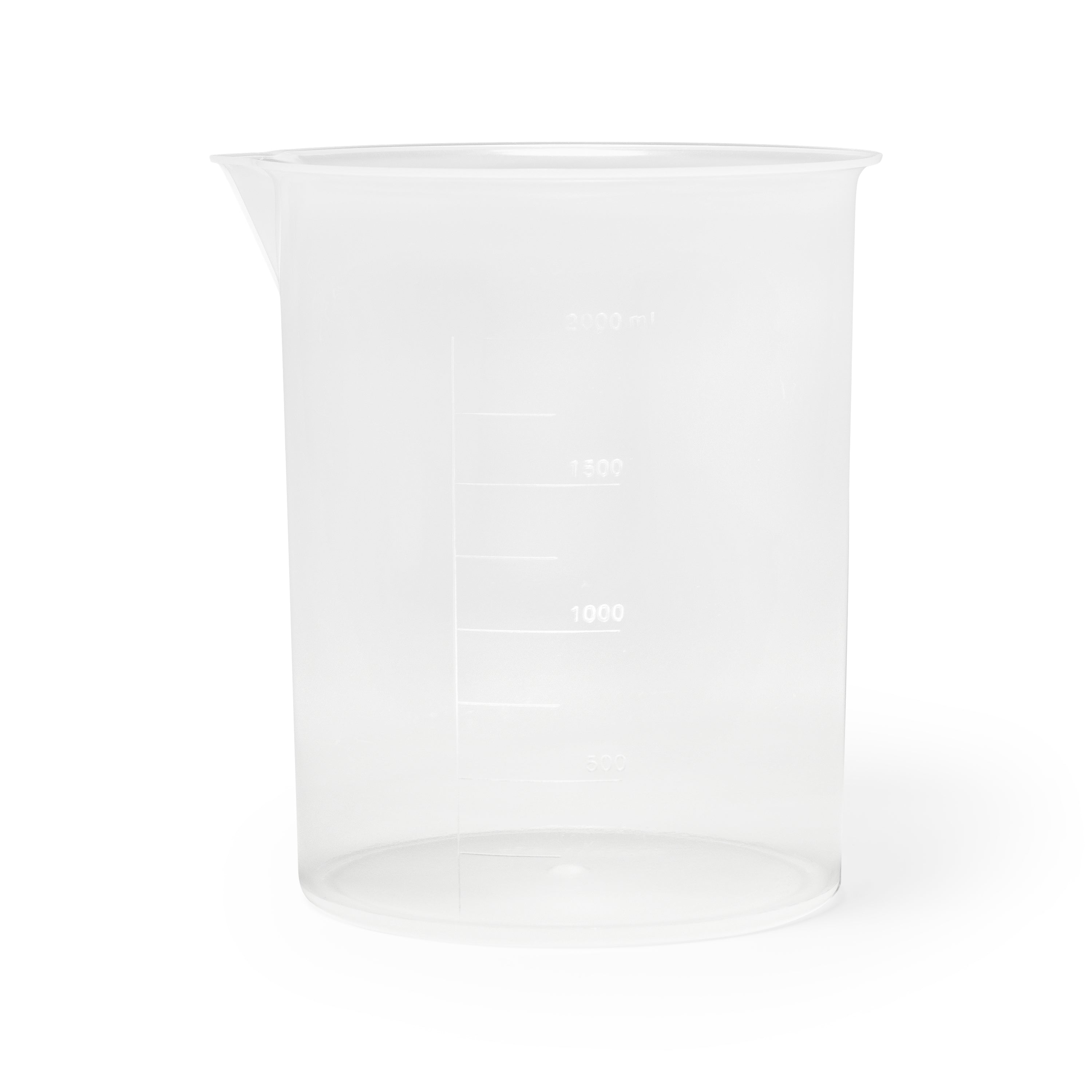United Scientific® Beakers, Griffin Style, Polypropylene PP, 2000 mL, comes with 3