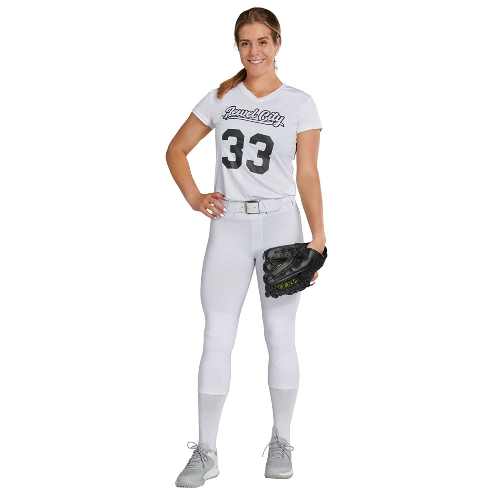 Zen Softball Pant - White - Womens - Medium