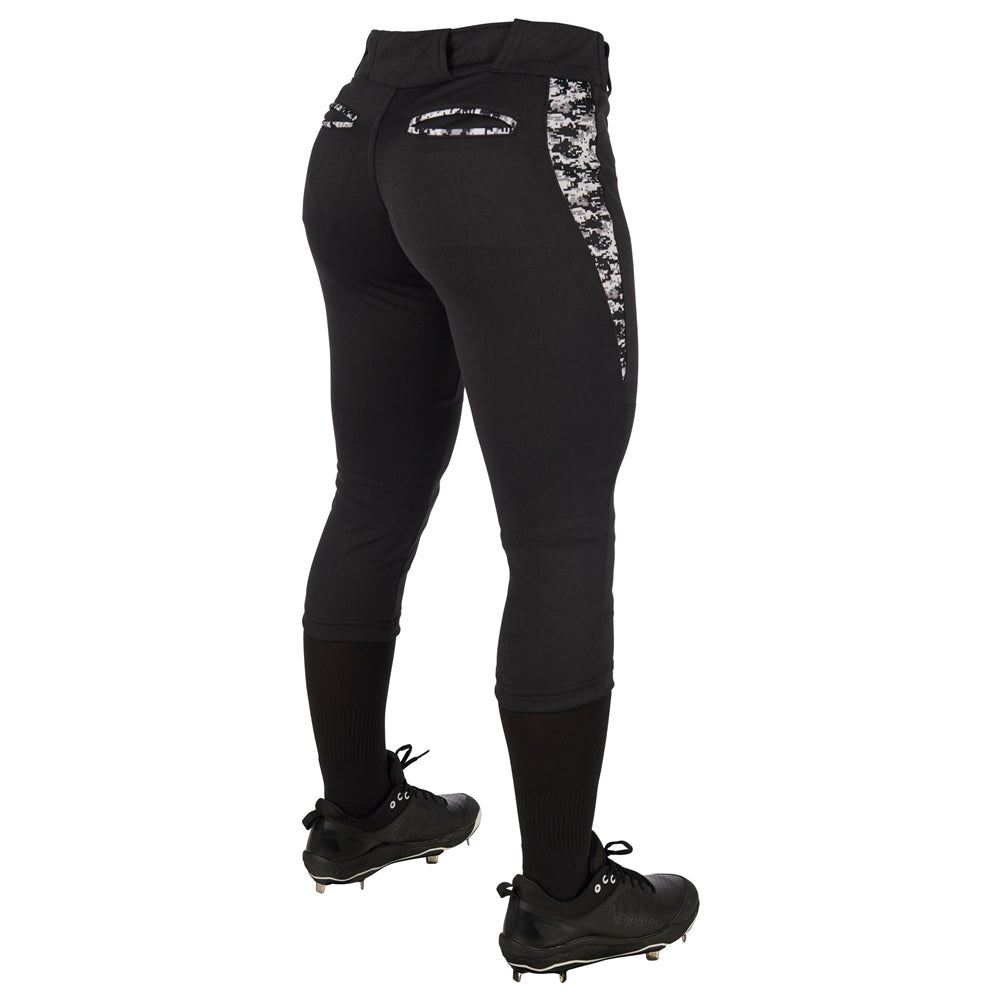 Womens Leadoff Softball Pant - Black - Womens - Medium
