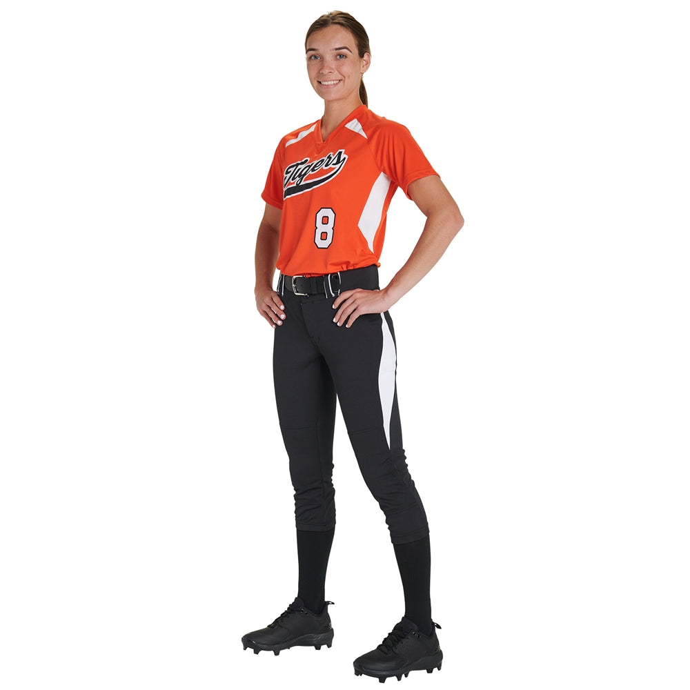 Surge 2 color Softball Pant - Navy White - Womens - XXLarge