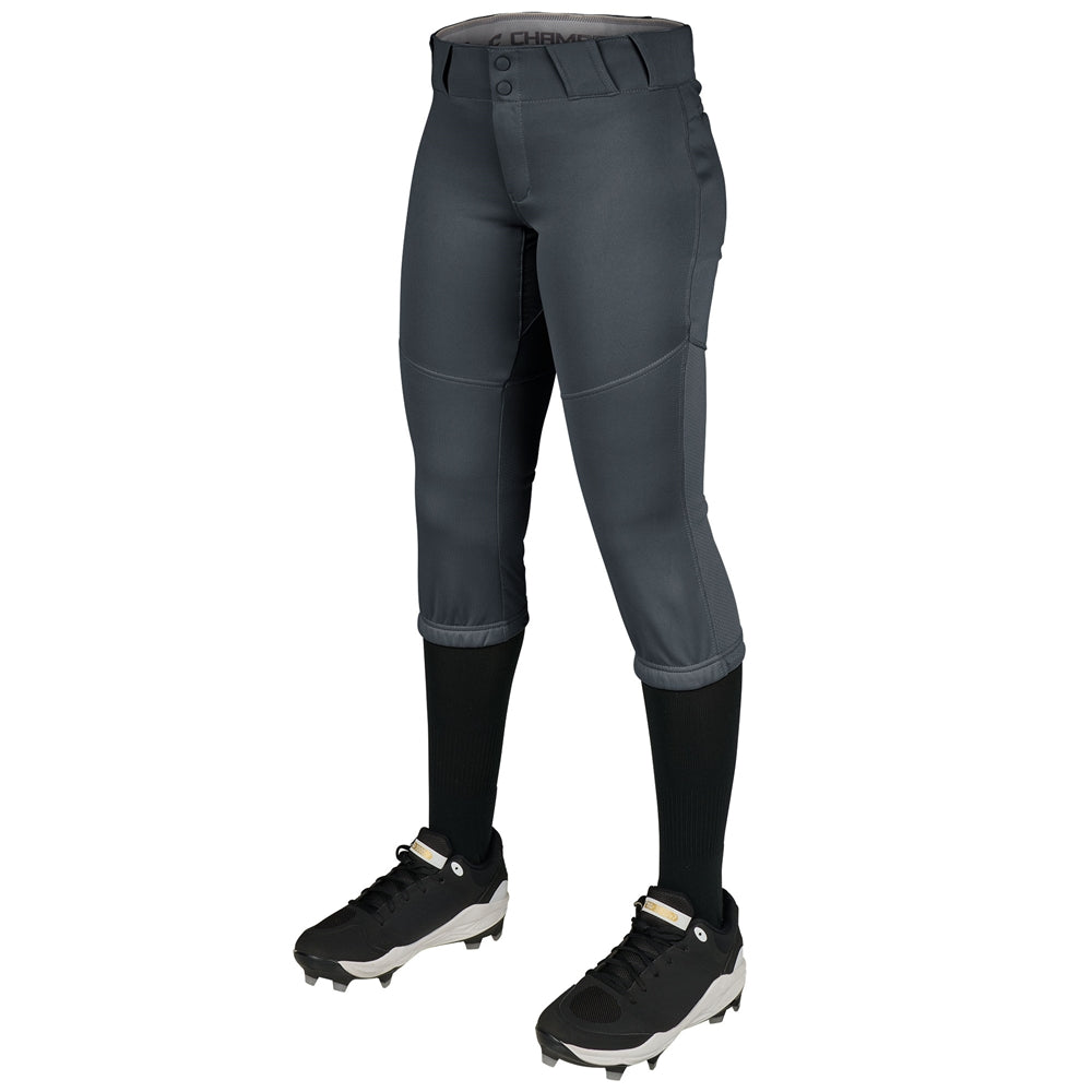 Pinnacle Pro Softball Pant - Graphite - Womens - 3XL
