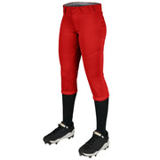 Pinnacle Pro Softball Pant - Scarlet - Womens - Medium