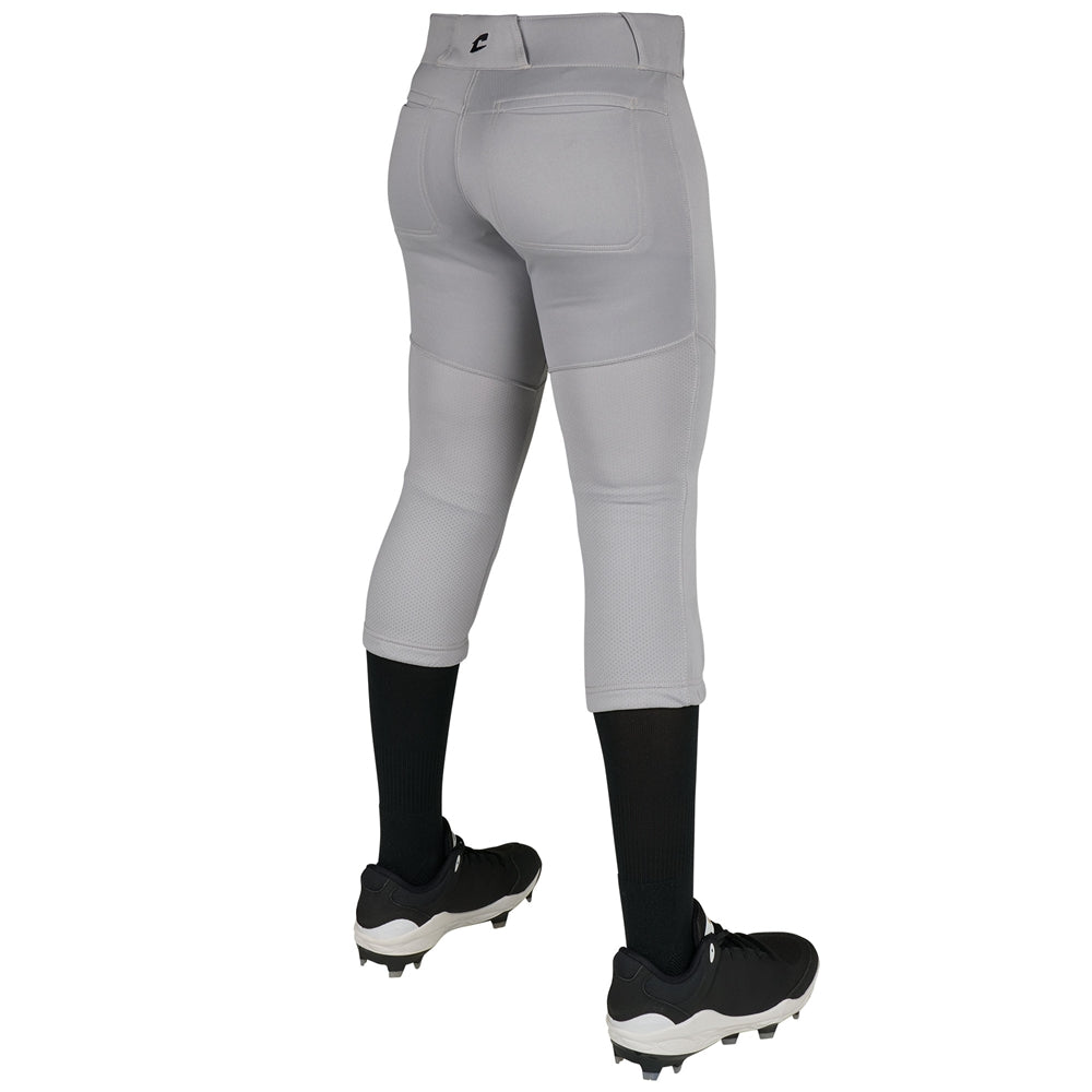 Pinnacle Pro Softball Pant - Grey - Girls - Large