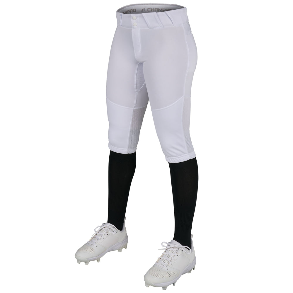 Pinnacle Pro Softball Knicker Pant - White - Girls - Small