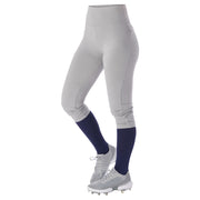 Hot Shot Yoga Style Softball Pant - Grey - Womens - Extra-Small