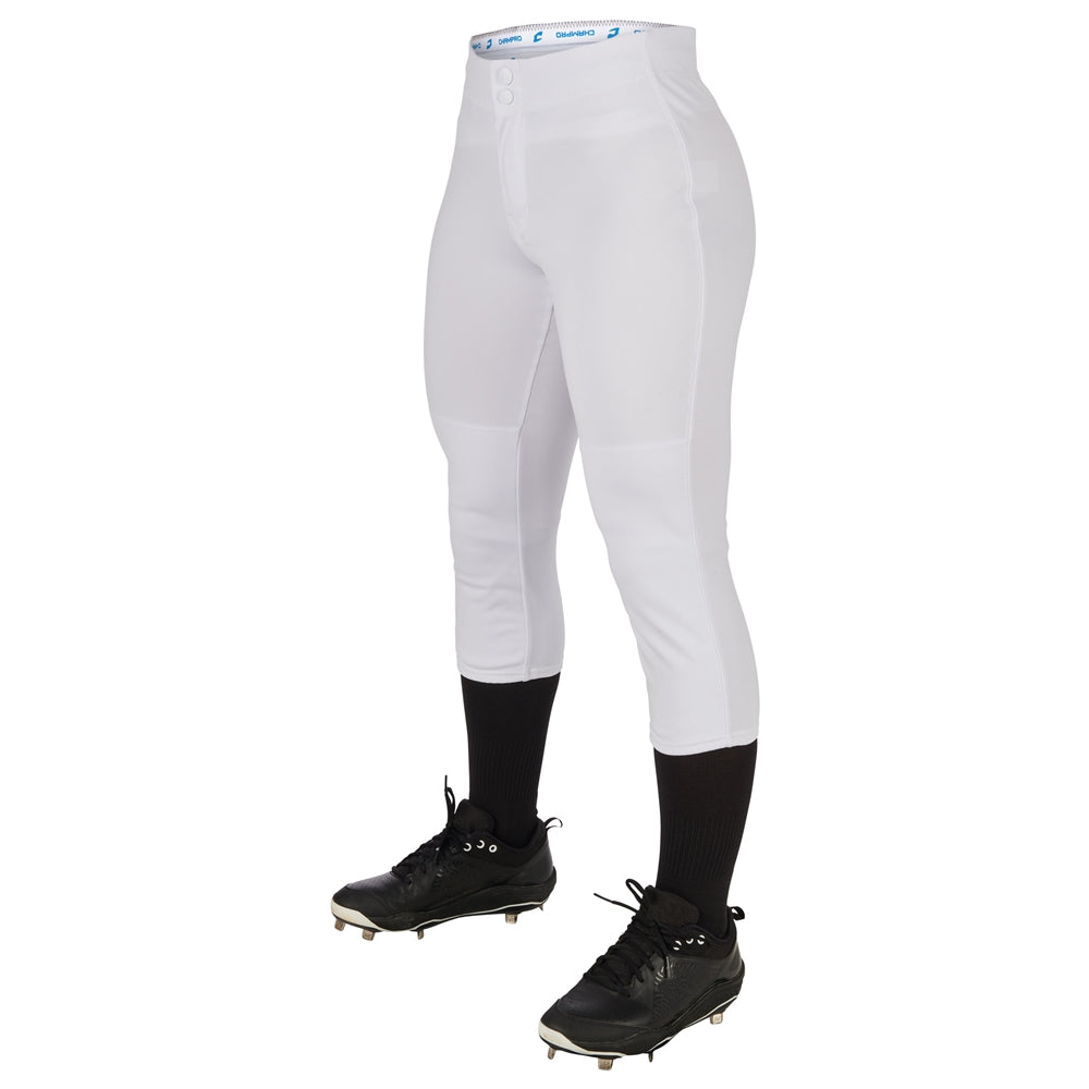 Fireball Softball Pant - White - Womens - Extra-Small