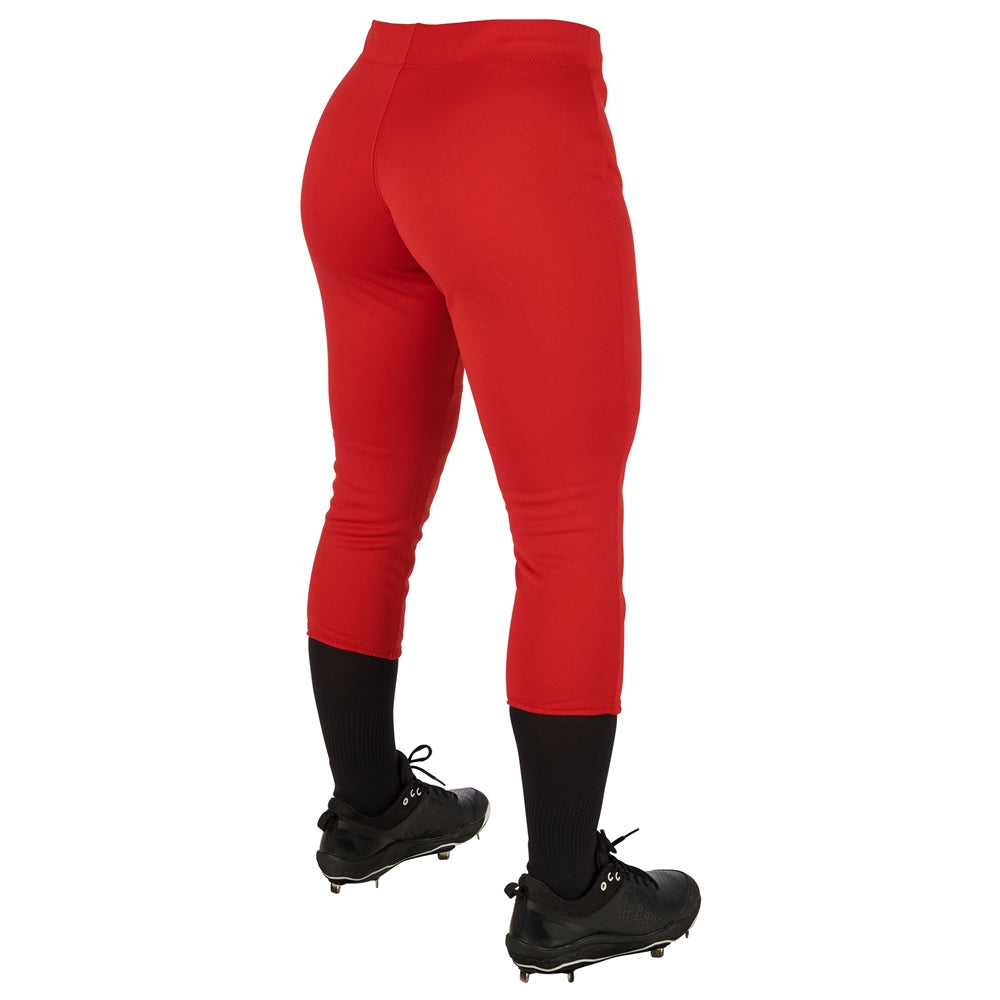 Fireball Softball Pant - Scarlet - Womens - Medium
