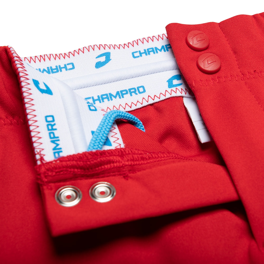 Fireball Softball Pant - Scarlet - Womens - Extra-Small