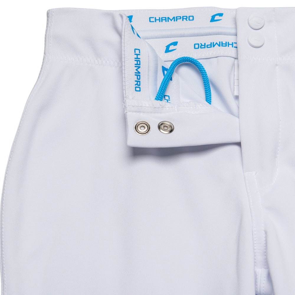 Fireball Softball Pant - White - Girls - Large