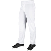 Open Bottom Relaxed Fit Baseball Pant - White - Youth - Large