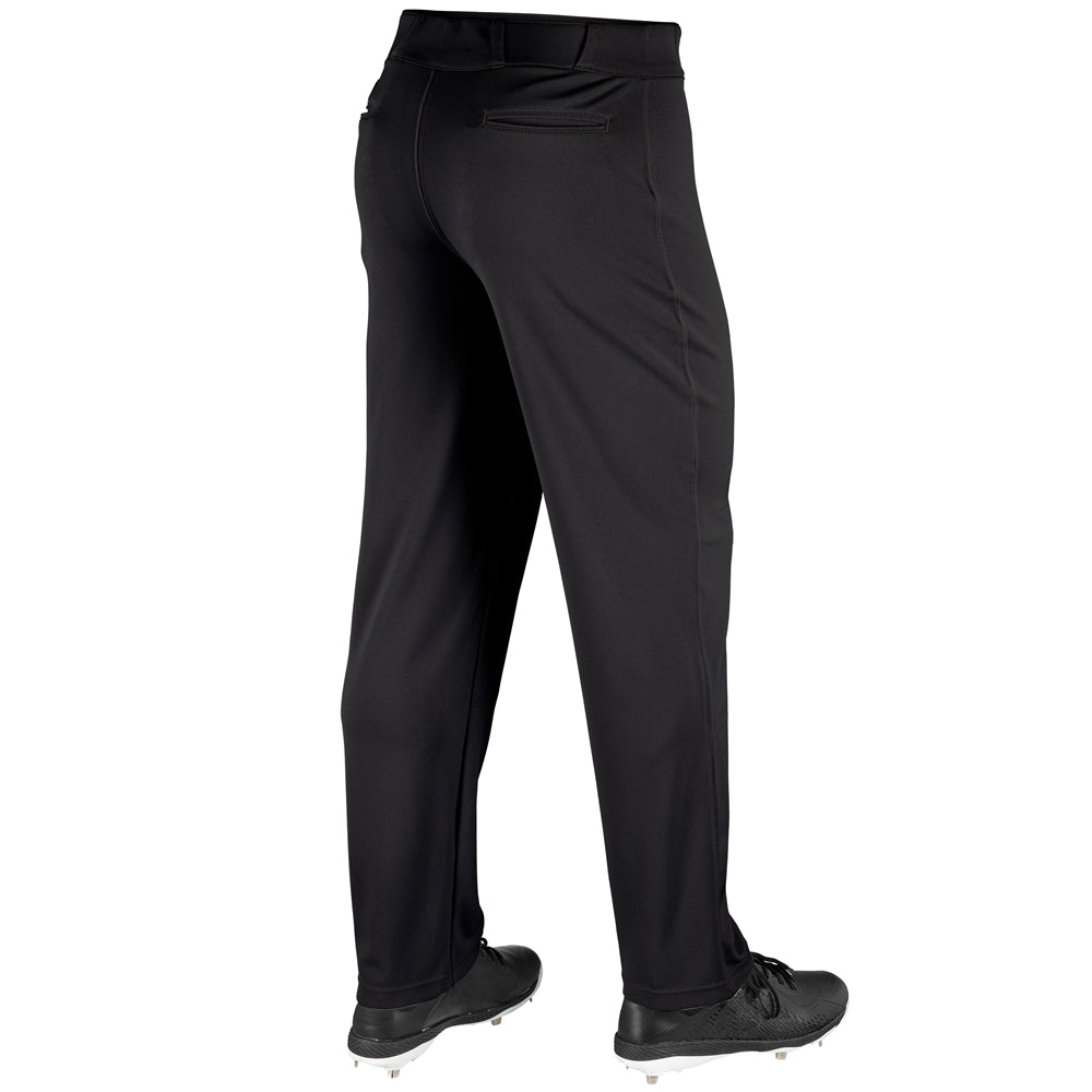 Open Bottom Relaxed Fit Baseball Pant - Black - Youth - Extra-Large