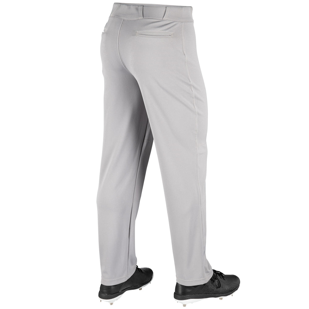 Open Bottom Relaxed Fit Baseball Pant - Grey - Youth - Small
