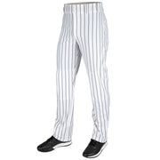 Triple Crown 2.0 Open-Bottom Pinstripe - White Black - Adult - 3XL