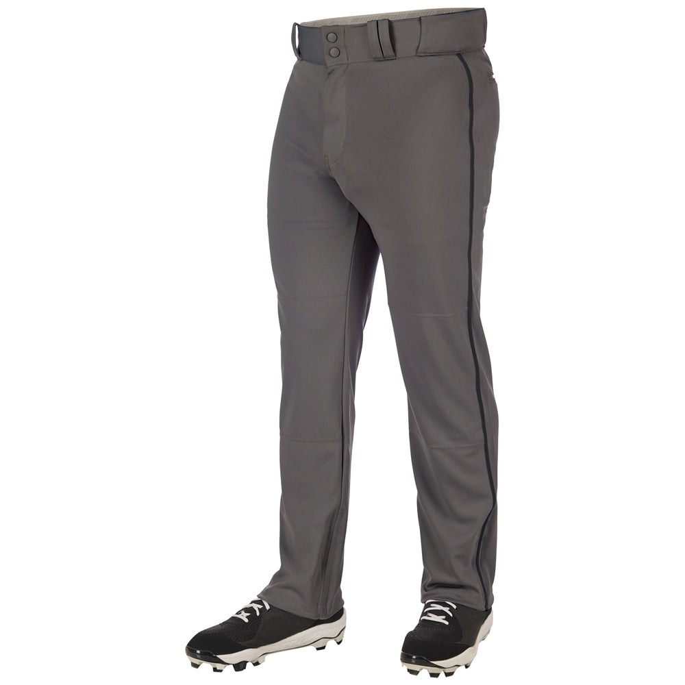 Triple Crown 2.0 Open Bottom with Braid - Graphite Black - Youth - Small