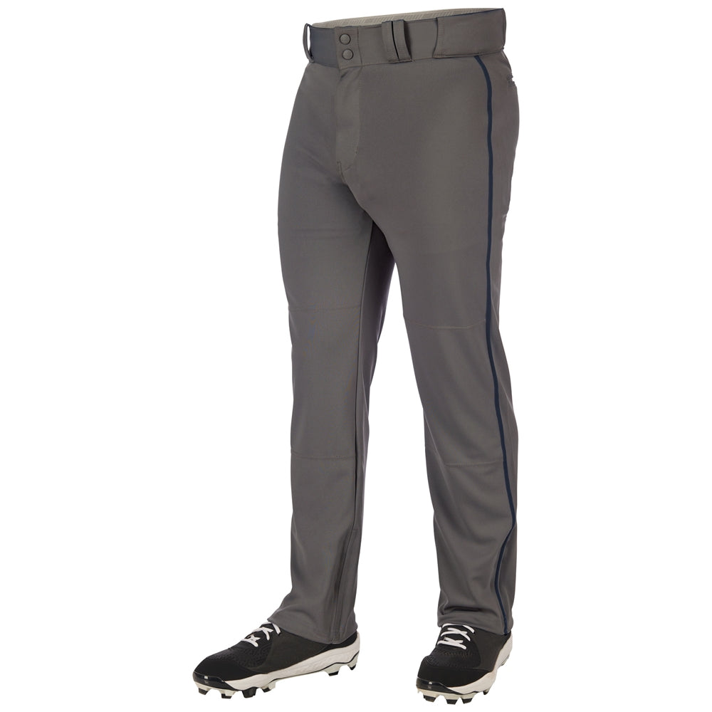 Triple Crown 2.0 Open Bottom with Braid - Graphite Navy - Adult - Small