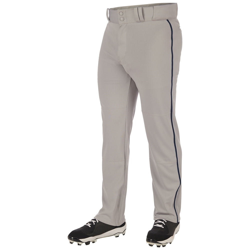 Triple Crown 2.0 Open Bottom with Braid - Grey Navy - Adult - XXLarge