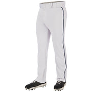 Triple Crown 2.0 Open Bottom with Braid - White Navy - Adult - Small