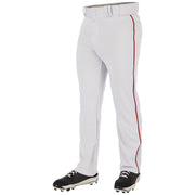Triple Crown 2.0 Open Bottom with Braid - White Scarlet - Youth - Extra-Small