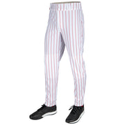 Triple Crown 2.0 Tapered Pinstripe - White Scarlet - Youth - Large