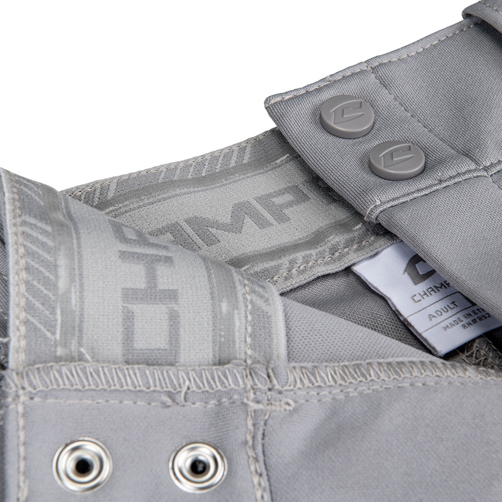 Triple Crown 2.0 Tapered Bottom - Grey - Adult - Large