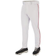 Triple Crown 2.0 Tapered Bottom with Braid - White Scarlet - Adult - Extra-Large