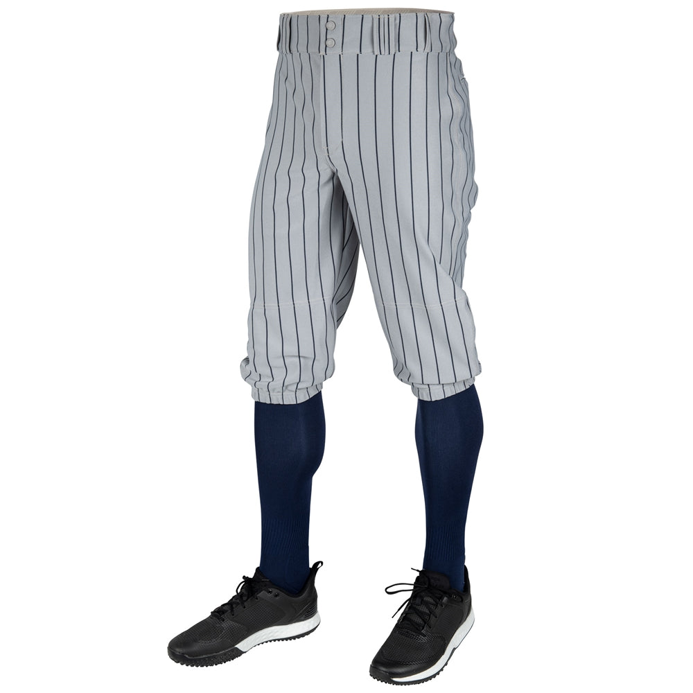 Triple Crown 2.0 Knicker Pinstripe - Grey Navy - Youth - Extra-Large