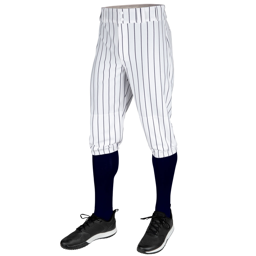 Triple Crown 2.0 Knicker Pinstripe - White Navy - Youth - Large