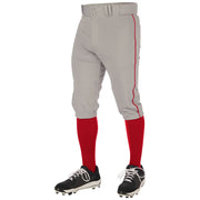 Triple Crown 2.0 Knicker with Braid - Grey Scarlet - Adult - 3XL