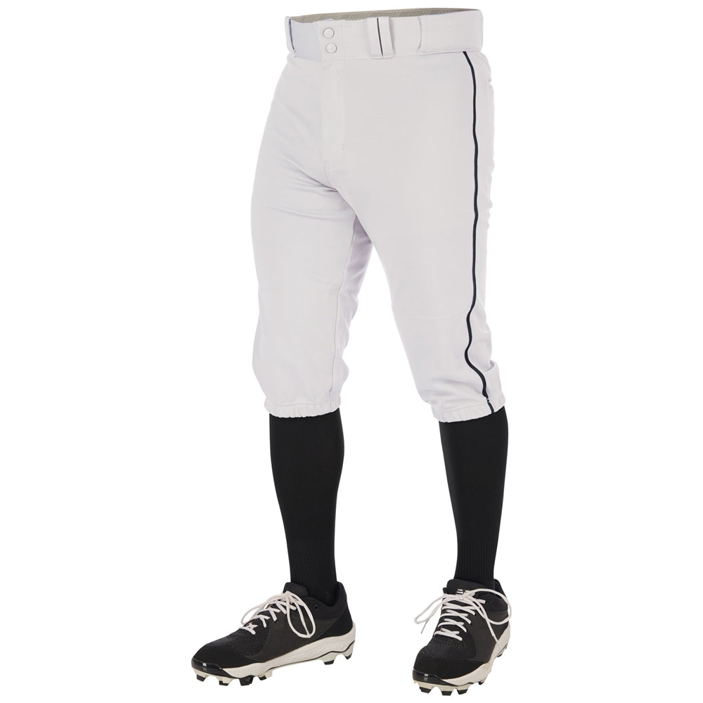 Triple Crown 2.0 Knicker with Braid - White Black - Adult - Extra-Large
