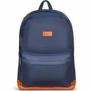 Champs Vintage Carrying Case (Backpack) for 11&amp;quot; to 15.6&amp;quot; Water Bottle, Notebook, Tablet, Glasses, Earphone, Travel - Navy
