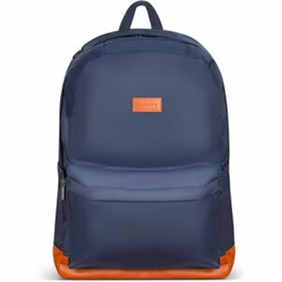 Champs Vintage Carrying Case (Backpack) for 11&amp;quot; to 15.6&amp;quot; Water Bottle, Notebook, Tablet, Glasses, Earphone, Travel - Navy