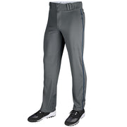 Triple Crown Open Bottom Pant with Pipe - Graphite Navy Pipe - Adult - Medium