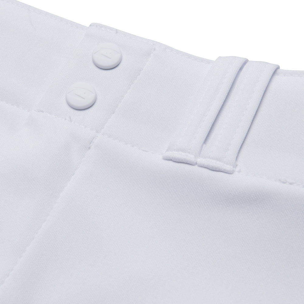 Triple Crown Open Bottom Pant with Pipe - White Royal Pipe - Adult - Medium
