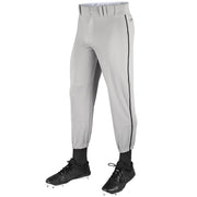 Dugout Pant with Pipe - Grey Black Pipe - Youth - Medium