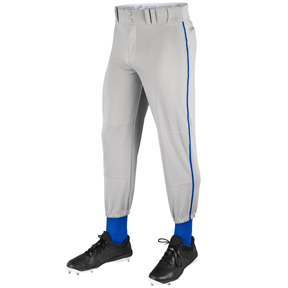 Dugout Pant with Pipe - Grey Royal Pipe - Youth - Small