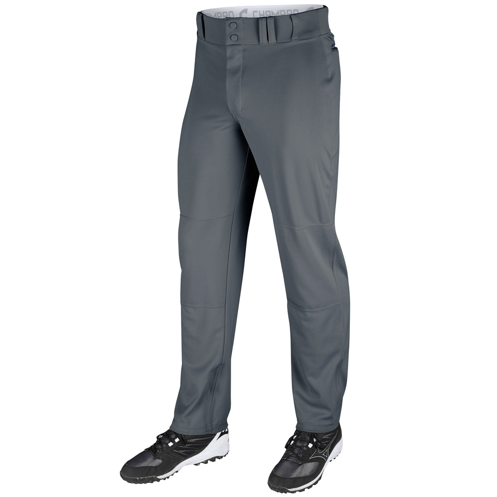TRIPLE CROWN Open Bottom Pant - Graphite - Adult - Large