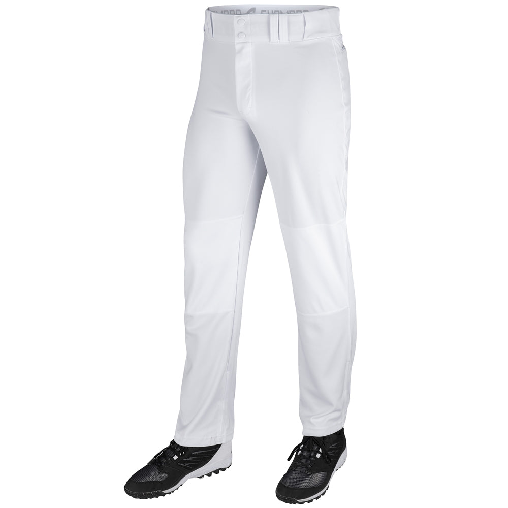 TRIPLE CROWN Open Bottom Pant - White - Youth - Large