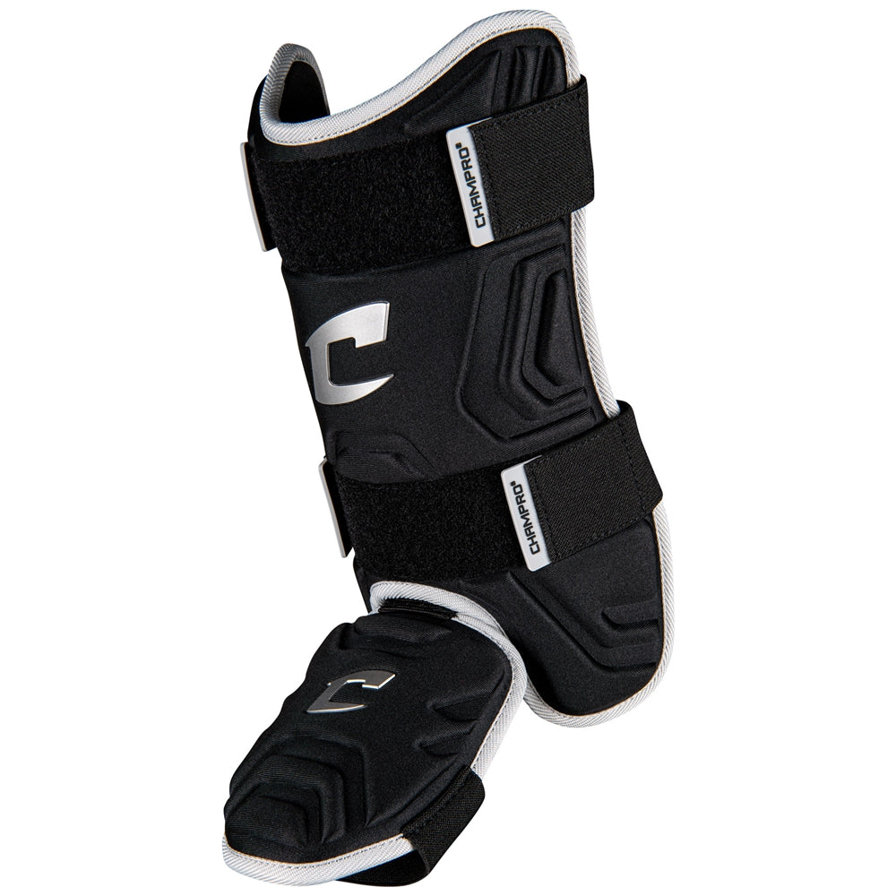 Batter's Protective Ankle Guard - Black, Adult