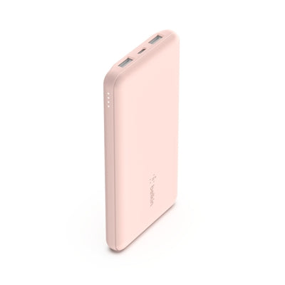 Belkin Portable Charger  USB-C Power Bank 10k W/ 1 USB-C Port and 2 USB-a Ports with USB-a to USB-C Cable for iPhone 16  16 Plus  16 Pro  16 Pro Max