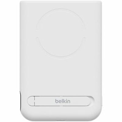 Belkin UltraCharge Pro Power Bank 10K with Magnetic Ring, White