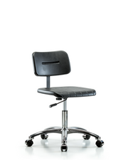 Core Polyurethane Chair Chrome - Desk Height with Casters