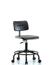 Core Polyurethane Chair - Desk Height with Round Tube Base and Casters
